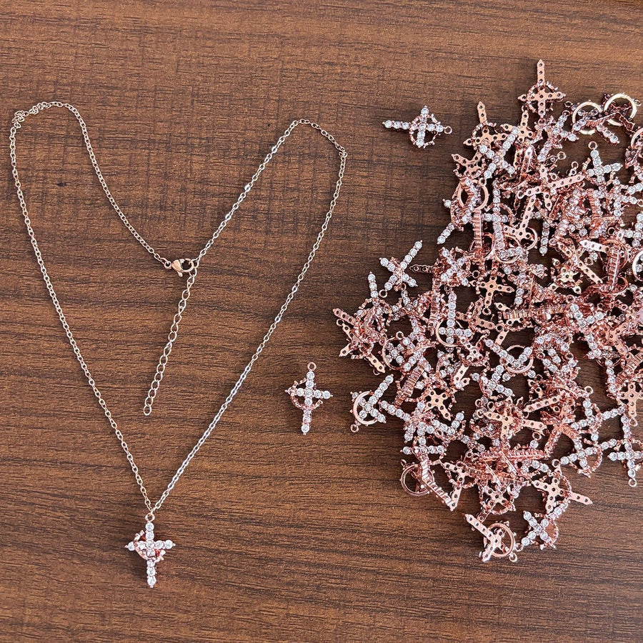 Faith Crown Cross Necklace